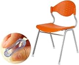 SKYPRO 20Pcs Round 30mm Chair Leg Floor Protectors PVC Transparent view 2