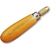 Grobet USA Wood Needle File Handle for holds 5-1/2&rdquo; 14cm Needle Files