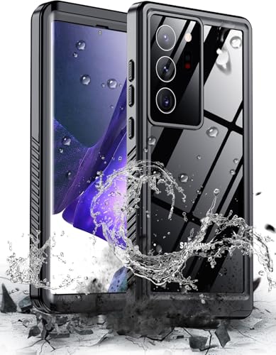 Hualele for Samsung Galaxy Note 20 Ultra 5G Case Waterproof, Built in
