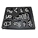HLJgift IQ Test Toys Mind Game Brain Teaser Metal Wire Puzzles for Kids Adults Set of 10