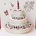 Arich 3D Pop UP Holiday Greeting Cards Valentine's Day Happy Birthday Gift--Cake