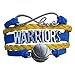 Infinity Collection NBA Golden State Warriors Bracelet, 6-8 Inches