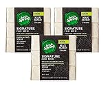 Irish Spring Signature For Men Exfoliating Scrub Body Bar Soap w/ Authentic Milled Oats for Healthy Looking Skin- 6oz, 9 Bars Total