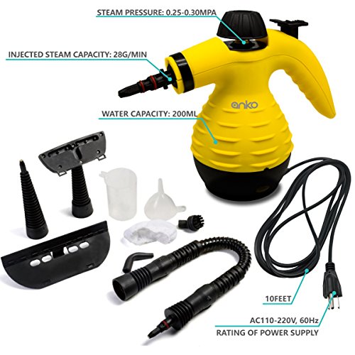 Handheld Steam Cleaner, ANKO MultiPurpose Pressurized Steam Cleaner