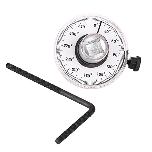 1/2" Drive Torque Angular Gauge with Wrench 360° Adjustable Torque