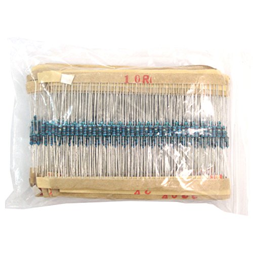 WINGONEER Electronic Components Package(Total 1390 PCS) - LED Diodes 30 Values Resistors,Electrolytic Capacitor Package Ceramic Capacitors Common Diodes Common Transistor