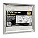 SECO Front Load Easy Open Snap Frame Poster/Picture Frame 11 x 14 Inches, Silver Metal Frame (SN1114-SV)