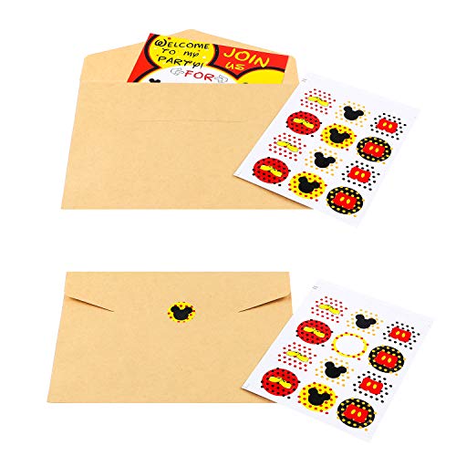 4 PANTIDE+Invitation+Birthday+Envelopes+Stickers+5+90