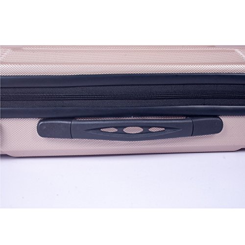 image for Crossrock CRA400VFCH 4/4 Full Size Violin Case, Zippered ABS Molded Ba