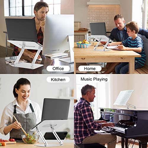 EPN Laptop Stand, Ergonomic Aluminium Alloy Computer Riser Adjustable