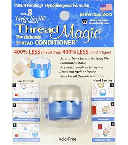 Amazon.com: Ease A Thread Lubricant for Quilting & Sewing - 2 Ounce Bottle  (Pack of 2)