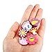 AWEHIRU PP OPOUNT 100 Pieces PVC Shoe Charms 64 Different Shapes Shoe Charms Including 36 Pairs Same Pattern and 28 Pieces Single Pattern Shoe Charms for Bands Bracelet Wristband