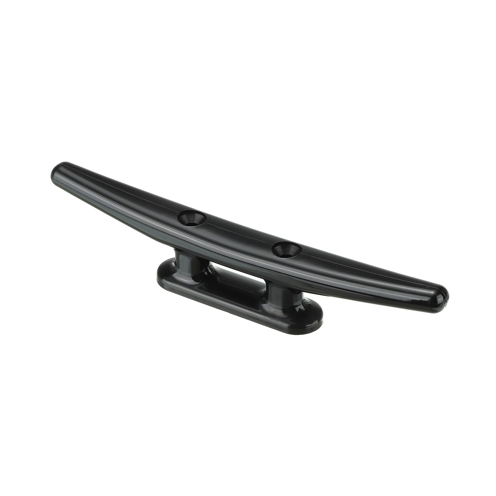 PATIKIL 8 Inch Nylon Boat Dock Cleat Kayak Small Rope Tie Cleat Dock for Marine Deck Boats Canoes Kayaks, Decor, Black