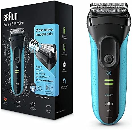 Braun Series 3 Proskin 3040S Rechargeable Wet & Dry Electric Shaver ...