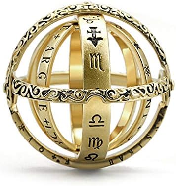 Zoomarlous Hotsale!2019 New Astronomical Sphere Ball Ring Cosmic Finger Ring Couple Lover Jewelry Gifts