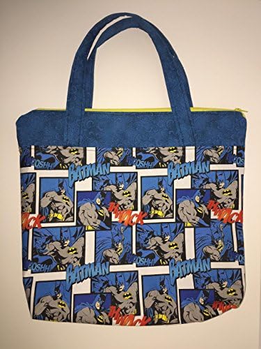 Batman Book Bag Tote Bag (12"x11.5"x3")