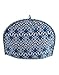 Tea Cosy for Teapot 100% Cotton Wadding, Kitchen Accessories Blue Tea Cozy Kettle Cover Cover Traditional Tea Quilt Floral Warmer Home Decorative Tea Cosy (Blue)