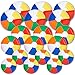 JOYIN Rainbow Beach Balls(18 Pack), Inflatable Swimming Pool Toys for Summer Water Games Kids Birthday Party Supplies Combo Set Include Inflatable Beach Balls in 20” (6), 16” (6) and 12” (6)