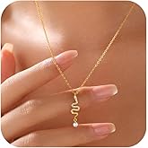 LOVPEPY Snake Necklace for Women 925 Sterling Silver Dainty 14K Gold Plated Cubic Zirconia Pendant Necklaces Hypoallergenic Necklace Animal Jewelry Christmas Gifts
