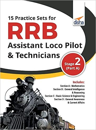 Practice Sets for RRB Assistant Loco Pilot & Technicians