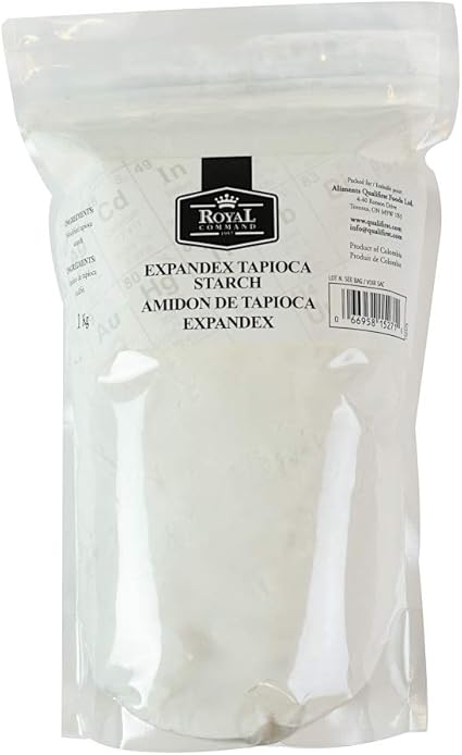 Royal Command Expandex Modified Tapioca Starch 1kg 2 2lb Gluten Free Tapioca Flour Enhance Texture Flavour And Appearance Of Gluten Free Foods Thickener Amazon Ca Grocery