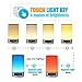 LIGHTSTORY LED Bedside Lamp, Silver Color Touch Control Table Music Lamp, Portable Bluetooth Speaker LED Night Light