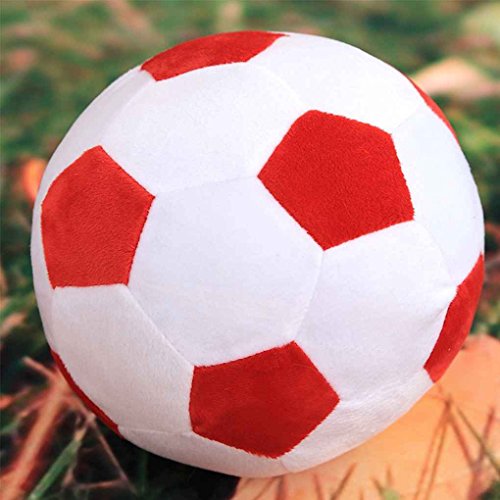 Xuanhemen Cartoon Soccer Ball Pillow Stuffed Plush Baby Football Soccer Sports Toy Gift for Toddler Kids Adults
