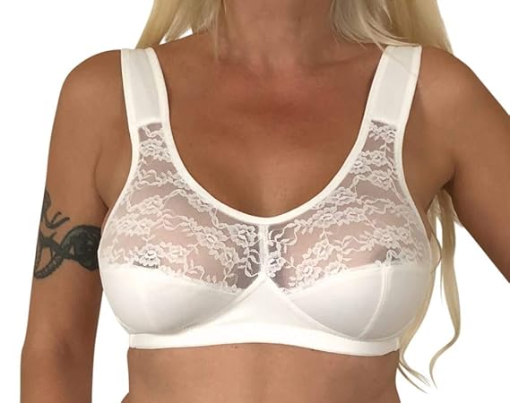 Wohlfühl BH ohne Bügel in Ivory 75 80 85 90 95 100 105 110 B C D E / 28114