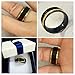Plated Gold Edges Highly Polished Black Tungsten Carbide Ring 8mm(10)
