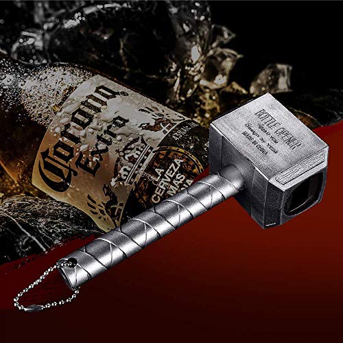 Thors Hammer Flesopener - Marvel Style Avengers Beer Opener voor bar/huisdecoratie, cadeau voor Marvel Lovers en… - Image 5
