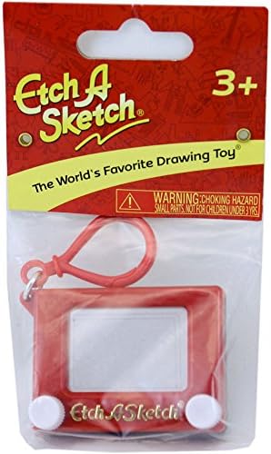 Ohio Art Mini Red Etch A Sketch Key Chain