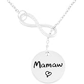 Kivosliviz Mamaw Gifts Necklace for Women Her Mammaw Necklaces Mawmaw Present Gift Mamaw Jewelry for Mamaw Necklace