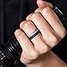 ThunderFit Stackable Silicone Wedding Rings for Women, Thin Rubber Engagement Bands 2.5mm Wide 1.8mm Thick - 1/2/3/4/5/7 Variety Multipack