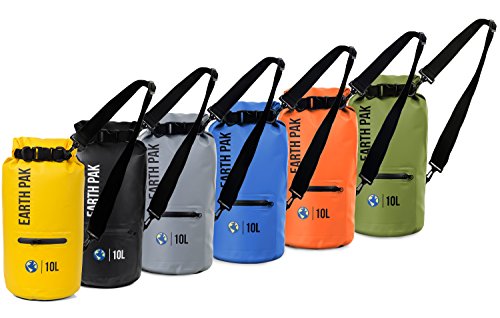 Earth-Pak-Waterproof-Dry-Bag-with-Front-Zippered-Pocket-Keeps-Gear-Dry-for-Kayaking-Beach-Rafting-Boating-Hiking-Camping-and-Fishing-with-Waterproof-Phone-Case