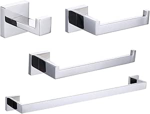 KES Accesorios Baño Toallero argolla Toallero de barra Gancho ...