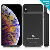 iPhone Xs Max Battery Case, ZeroLemon 5000mAh 6.5inches Extended Battery Charging Case for iPhone Xs Max - Black