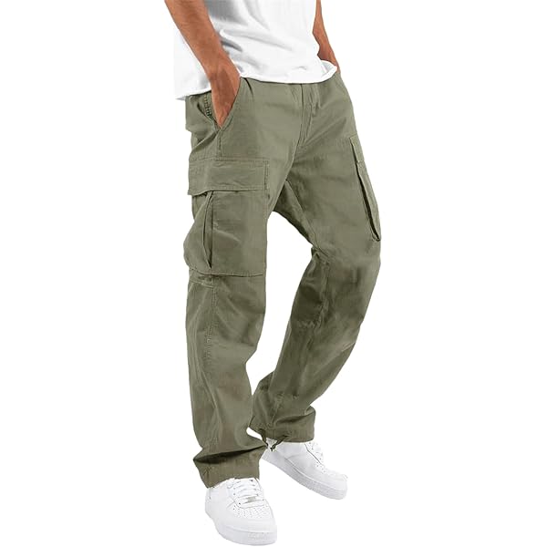 【新品】GREEN CLOTHING MOVEMENT CARGO GRAY Generic Manfinity Hypemode Solid Color Street Style Cargo