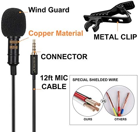 Lightning to 3.5mm microphone adapter for iPhone.