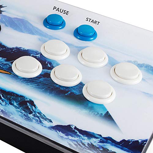 Barbella [2020 Arcade Games Console -Portable 10" Inch 2D Pandora's 5s Arcade Video Game for 2 Players Arcade Machine Double Arcade Joystick Built-in Speaker