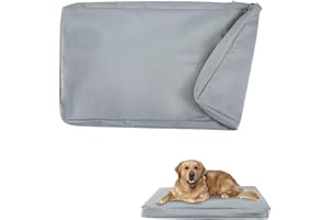 JYSILIYH Waterproof Dog Bed Cover,Washable Removable Pet Dog Bed Replacement Cover for 30 Inch Crate,Water Absorbable Pet Puppy Bed Covers for Dogs Cat,29Lx18Wx3.5H inch