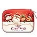 Monoche Portable Earbud Cases Santa Snowman Cartoon Cute Tinplate Change Money Square Creative Coin Headphones Storage Box Perfect for Christmas Gift for Boys and Girls (D)thumb 2