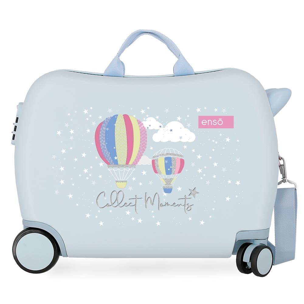 Enso Collect Moments Multicoloured Kids Rolling Suitcase 50 x 38 x 20 cm Rigid ABS Combination Lock 34 Litre 2.1 kg 4 Wheels Hand Luggage
