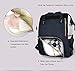 JOLLYCHIC LAND Large Capacity Diaper Bag Backpack for Baby Boys and Girls Travel Maternity Nappy Bag for Mom and Dad (Rose)