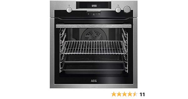 AEG BSE574222M Horno eléctrico 72 L Negro, Acero Inoxidable A+ : Amazon.es:  Grandes electrodomésticos