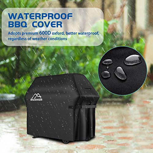 Miushion Grill Cover 65 Inch, 600D Gas Outdoor Grill Covers Heavy Duty