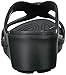 crocs Women's Sanrah Embellished Wedge Sandal, Black/Silver Metallic, 8 M US
