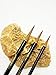 Easyou Hu Brush Chinese Brush for Regular Running Script of Calligraphy and Figure Flower Drawing Pure Wolf Hair(Weasel) 3pcs/pack(Size:L+M+S) mbdq