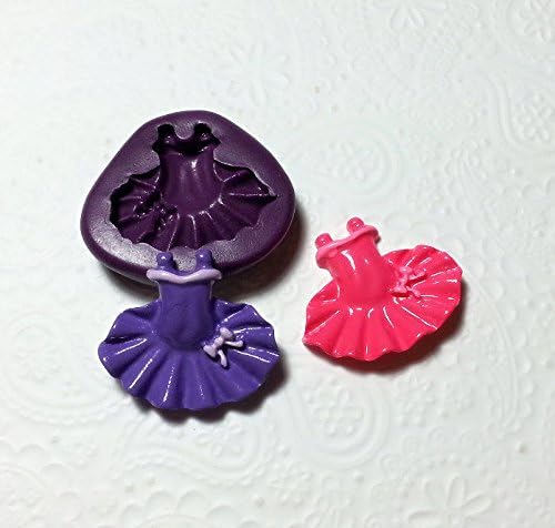 Silicone Mold Ballerina Tutu Dress Mould (29mm) Fondant Sugarcrafts Cake Topper