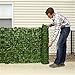4pcs Artificial Fake Ferns Vines Hanging Plants Faux Plastic Hanging Plant (White)