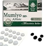 120 Tablets Altai Gold Shilajit Supplement Pure mumio mumiyo Capsules mumijo Resin